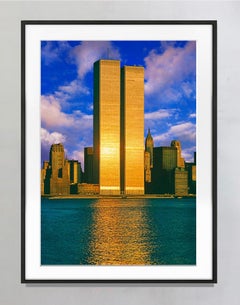 Twin Towers, World Trade Center in Golden Light