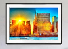 United Nations and Manhattan Skyline wrapped in Divine Light with Jet Ski