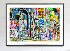 Urban Art Street Art, Graffiti Wall In Soho, New York City, Abstract Photography