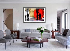 Urban Street Scene, 9 West 57th Street in New York City,  Abstract Photography