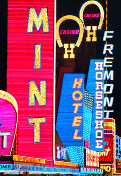Vintage Las Vegas- Fremont Street Neon Signs, The Mint,  Old Las Vegas