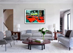 Vintage Red Ferrari in Florence, Italy  - Race Cars,  Red Sports Cars