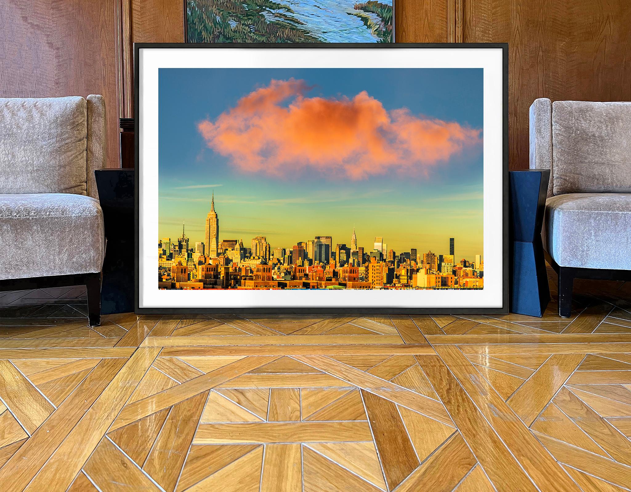 Wherever You Look, You See The Chrysler Building: Brooklyn Heights - Photograph di Mitchell Funk