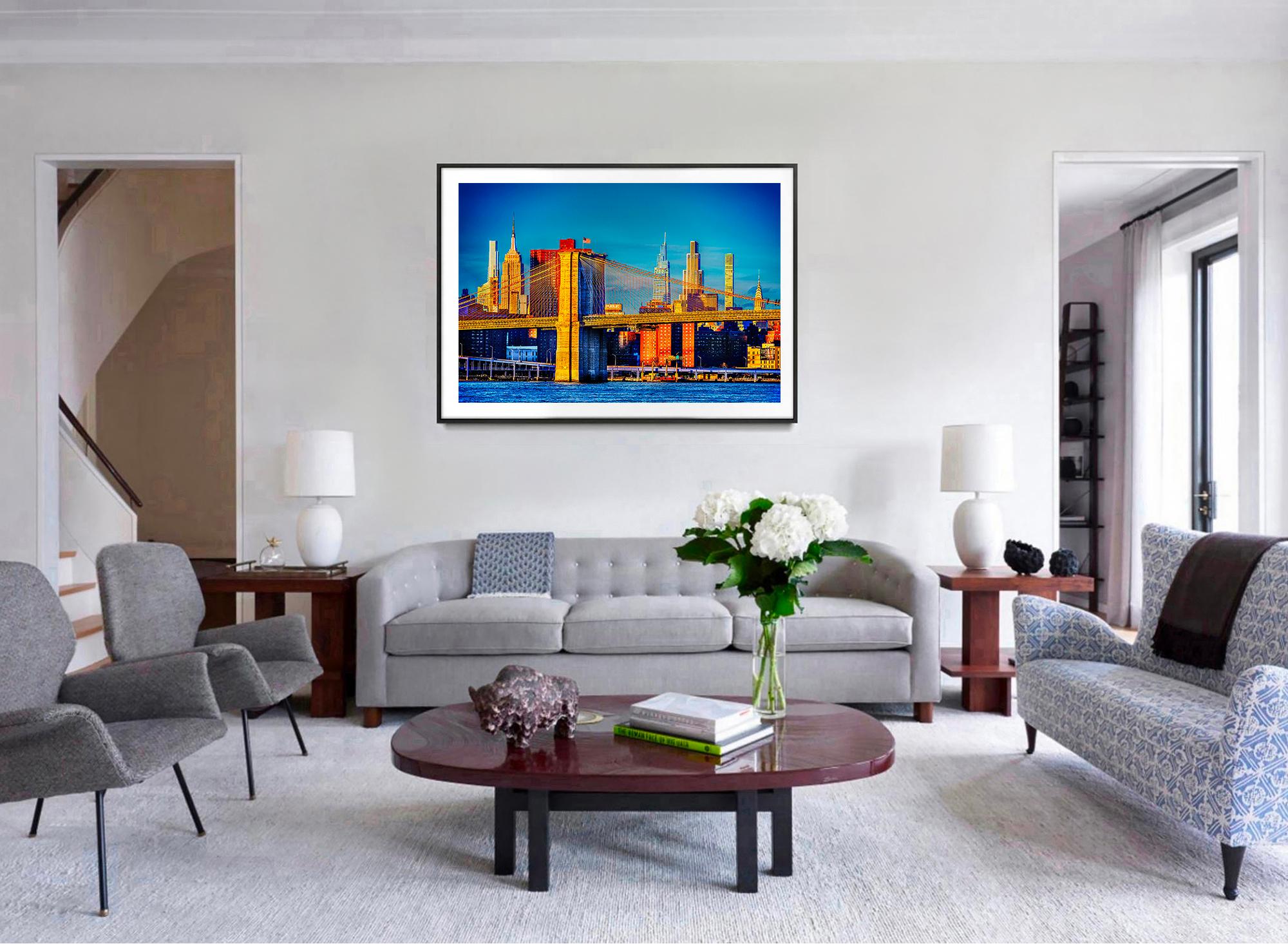 Ovunque si guardi si vede il Chrysler Building: Brooklyn Heights - Photograph Contemporaneo di Mitchell Funk