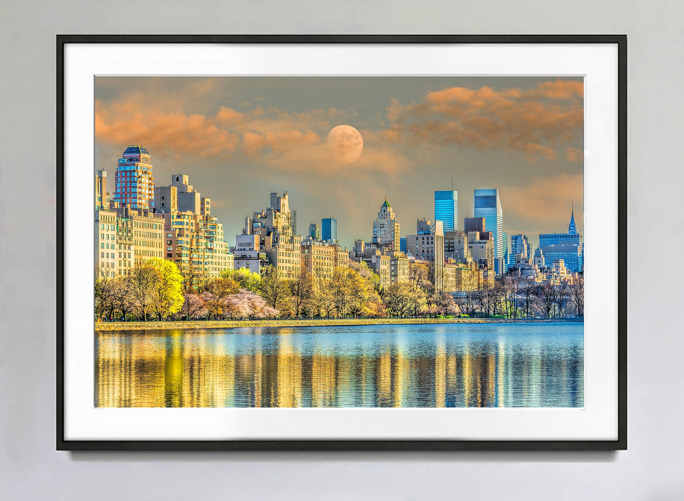Ovunque si guardi si vede il Chrysler Building: Serbatoio di Central Park - Photograph di Mitchell Funk