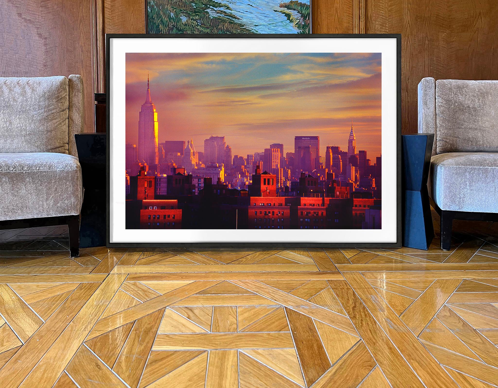Wherever You Look, You See The Chrysler Building:  Dumbo - Post-Impressionist Photograph by Mitchell Funk