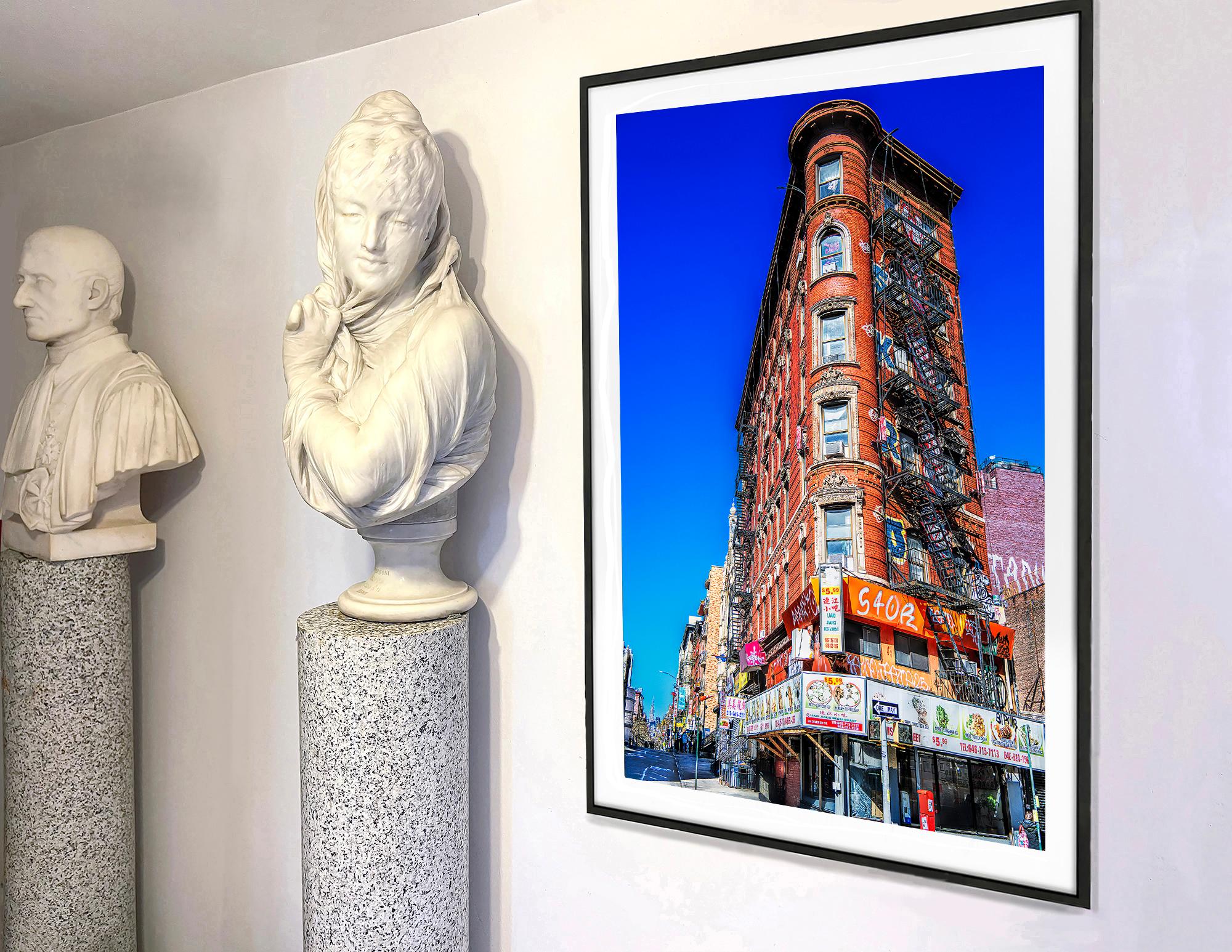 Wherever You Look, You See The Chrysler Building: Eldridge Street - Contemporary Photograph by Mitchell Funk