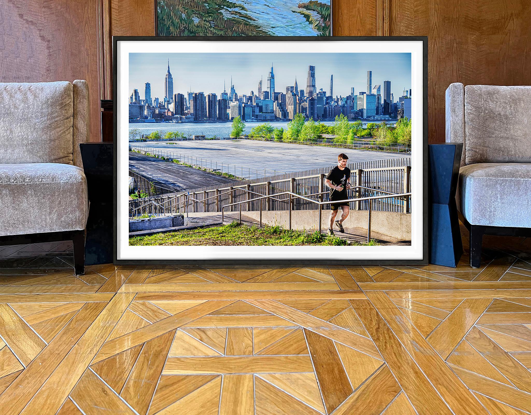 Wherever You Look, You See The Chrysler Building, Williamsburg - Gray Figurative Photograph by Mitchell Funk