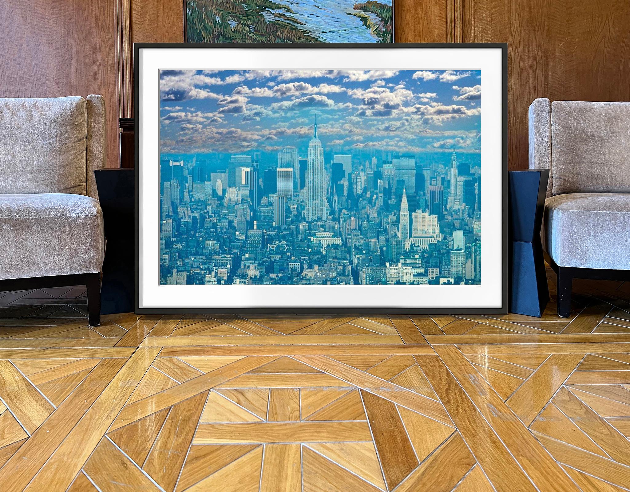 Ovunque si guardi si vede il Chrysler Building: Torri gemelle - Photograph Impressionismo di Mitchell Funk