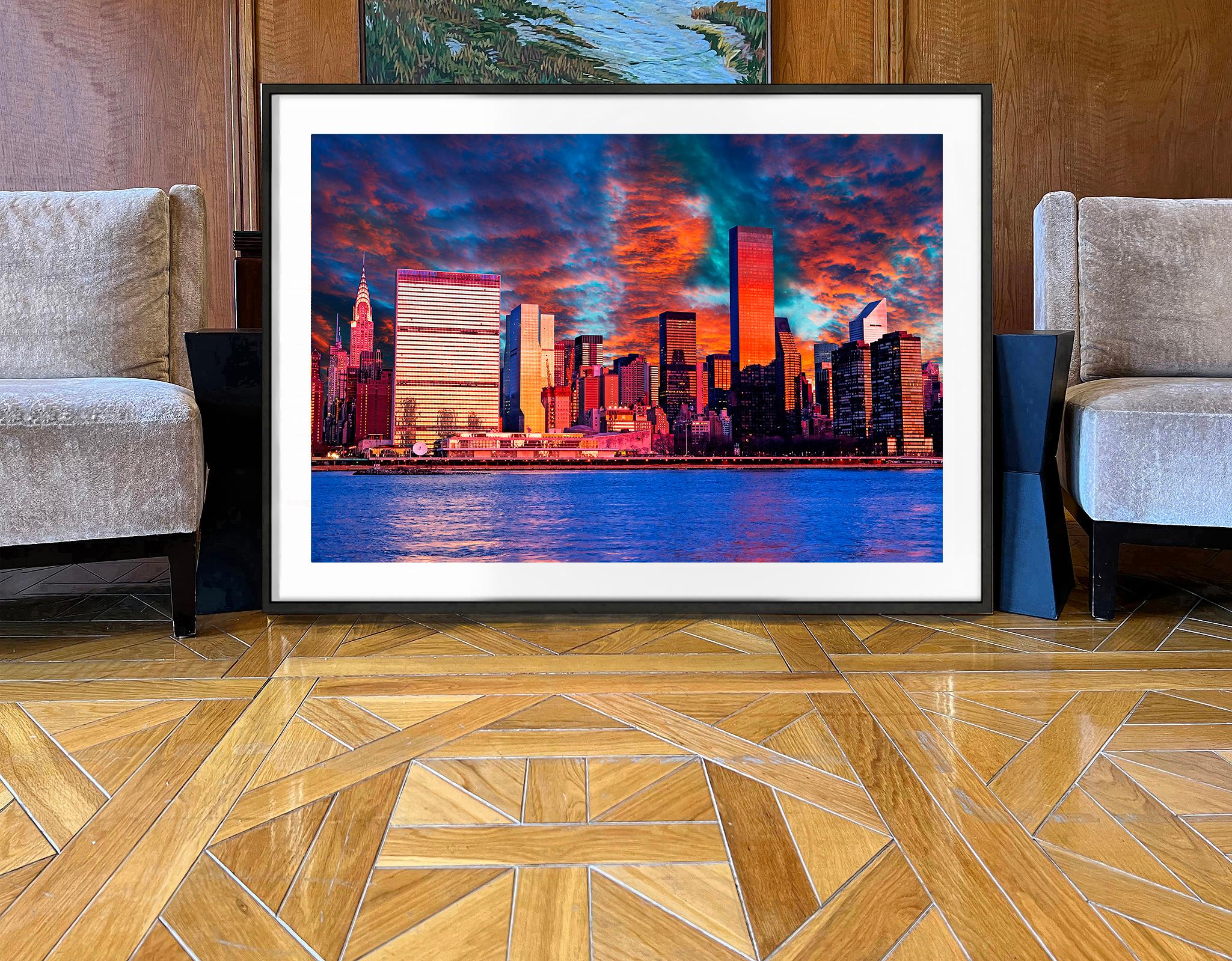 Wherever You Look You See You See The Chrysler Building: United Nations – Photograph von Mitchell Funk