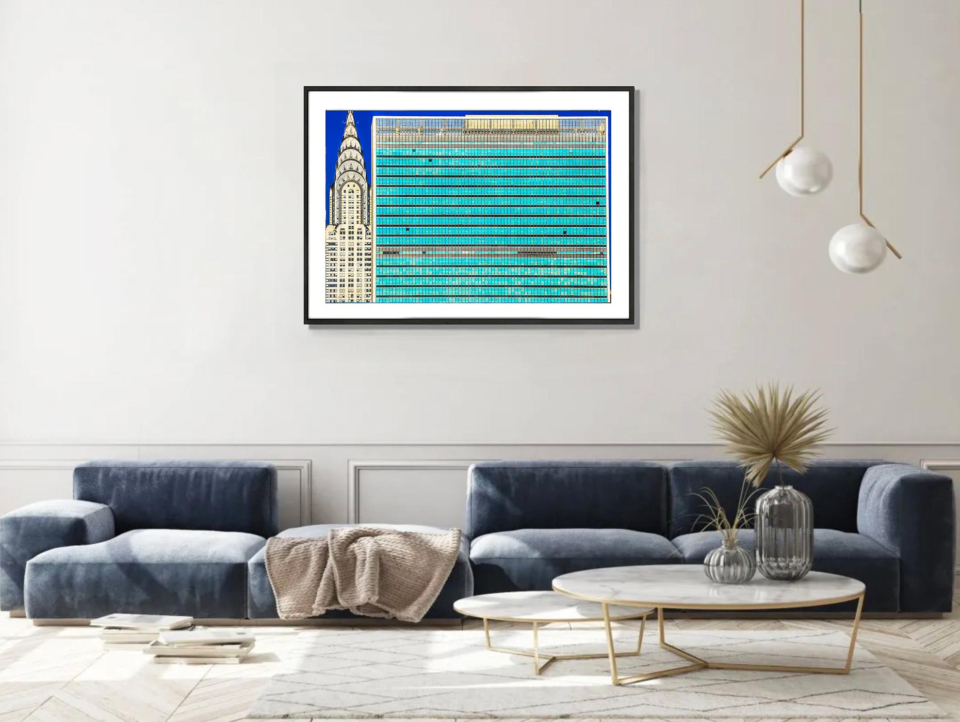 Wherever You Look You See The Chrysler Building: United Nations 2 - Photograph di Mitchell Funk