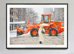 New York City Street Scene in Snowstorm Fine Art Print Ed: 3/15