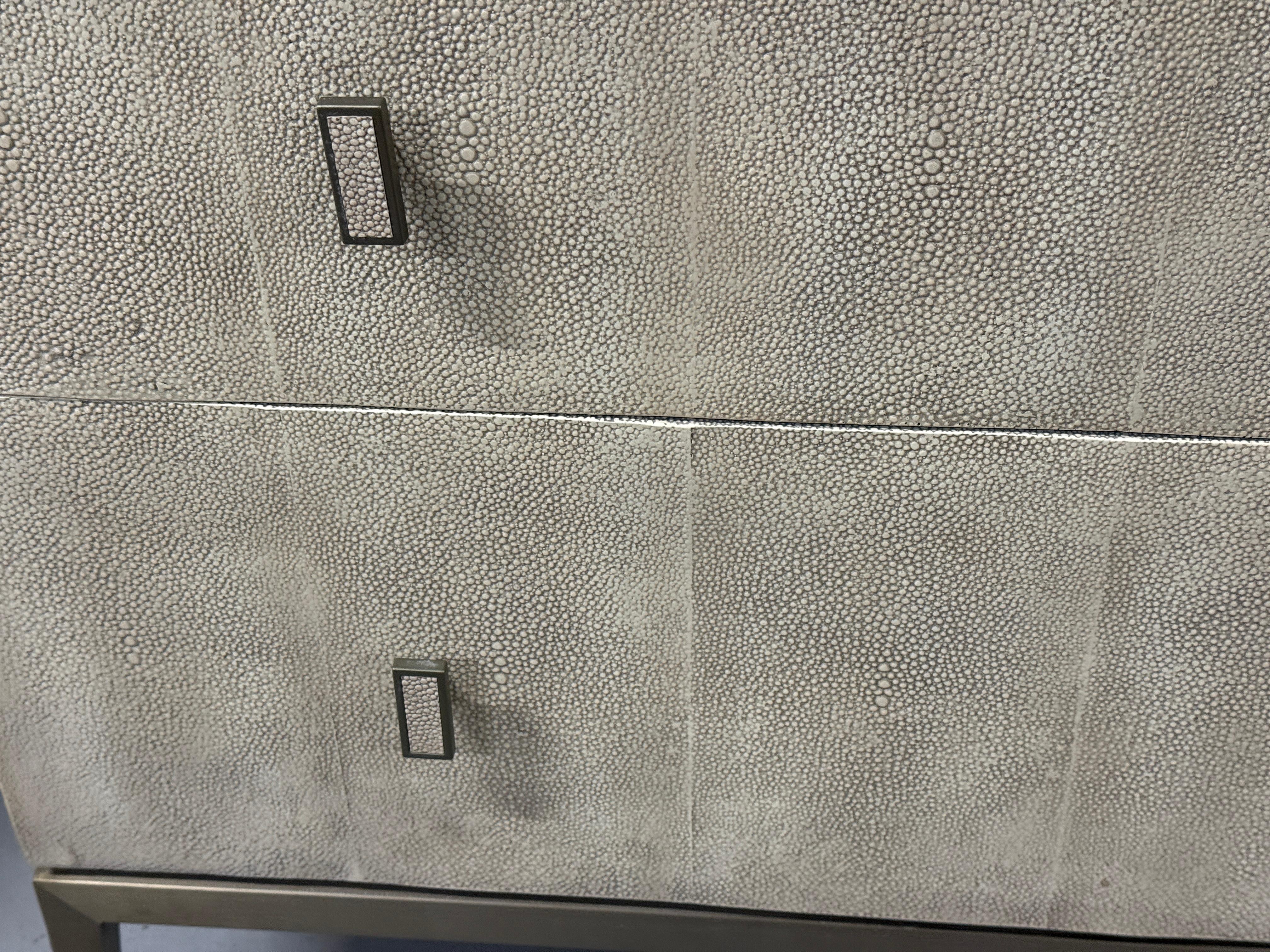 Cassapanca Solange di Mitchell Gold + Bob Williams in finto zigrino in vendita 5