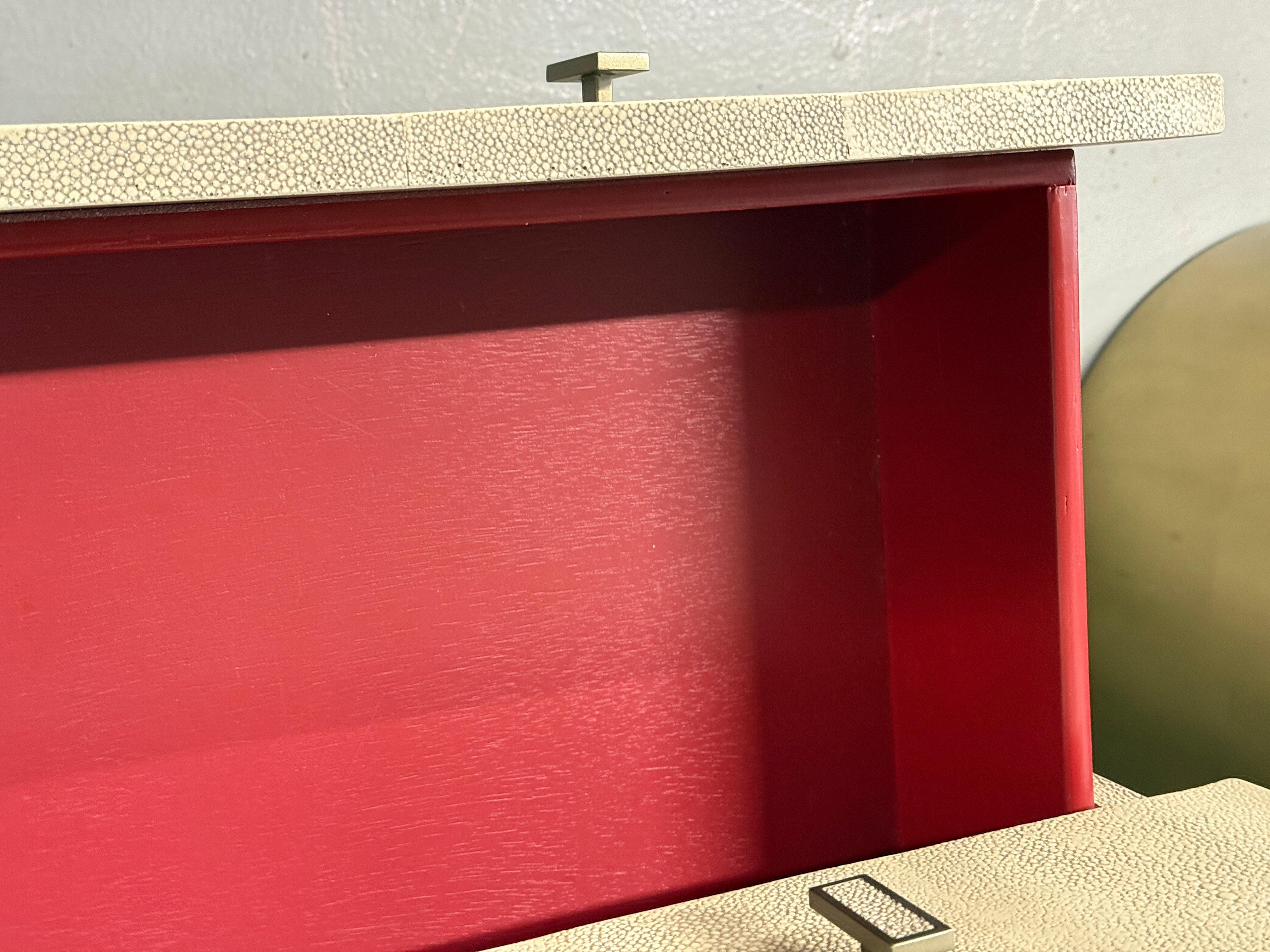 Cassapanca Solange di Mitchell Gold + Bob Williams in finto zigrino in vendita 10