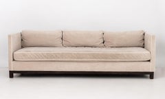 Mitchell Gold + Bob Williams Beige Velvet Sofa