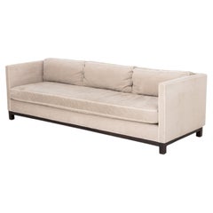 Mitchell Gold + Bob Williams Beige Velvet Sofa