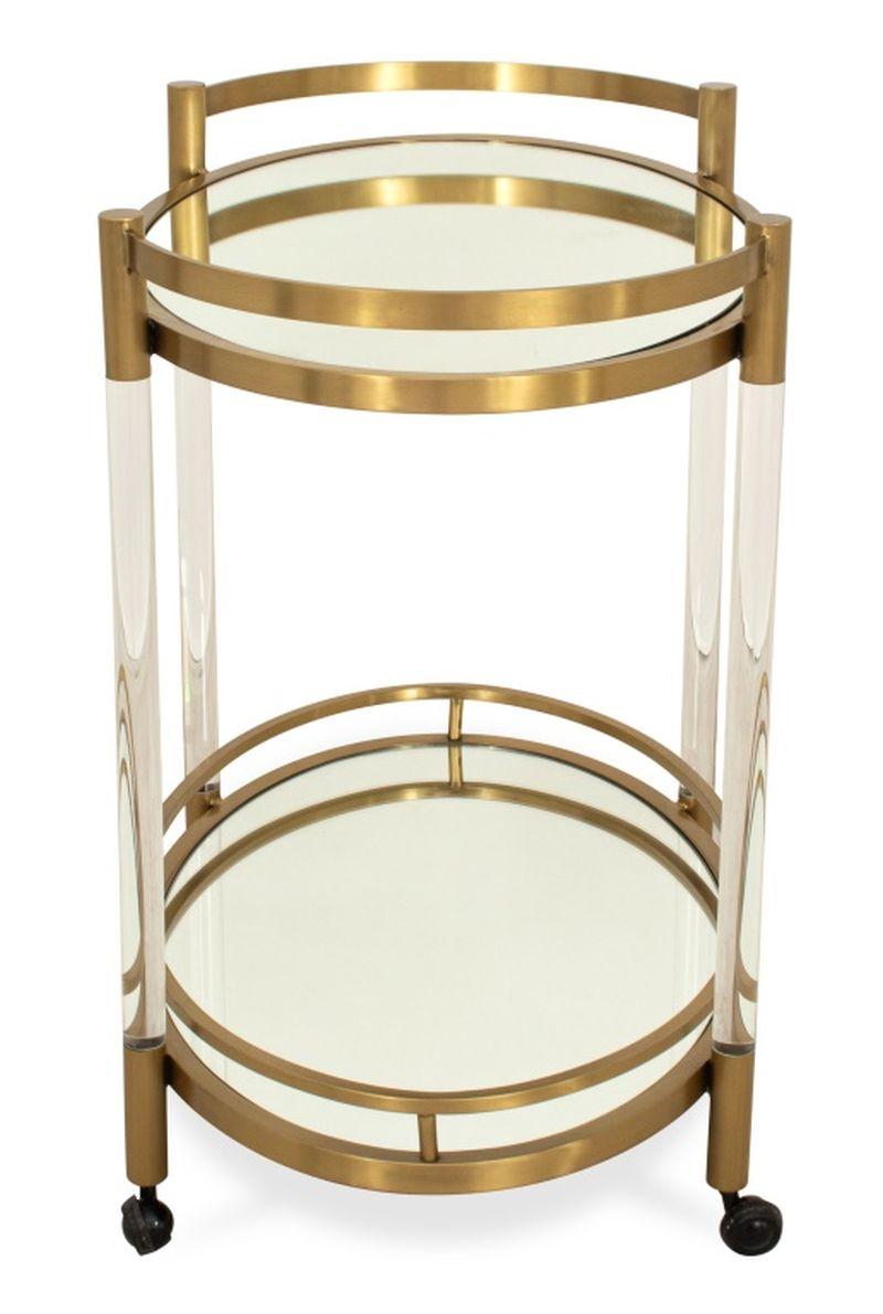 Moderne Chariot de bar à 2 niveaux Mitchell Gold + Bob Williams en vente