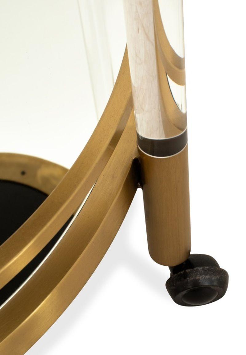 XXIe siècle et contemporain Chariot de bar à 2 niveaux Mitchell Gold + Bob Williams en vente
