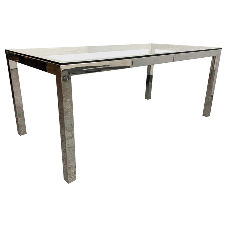 Mitchell Gold + Bob Williams Classic Parsons Dining Table For Sale at