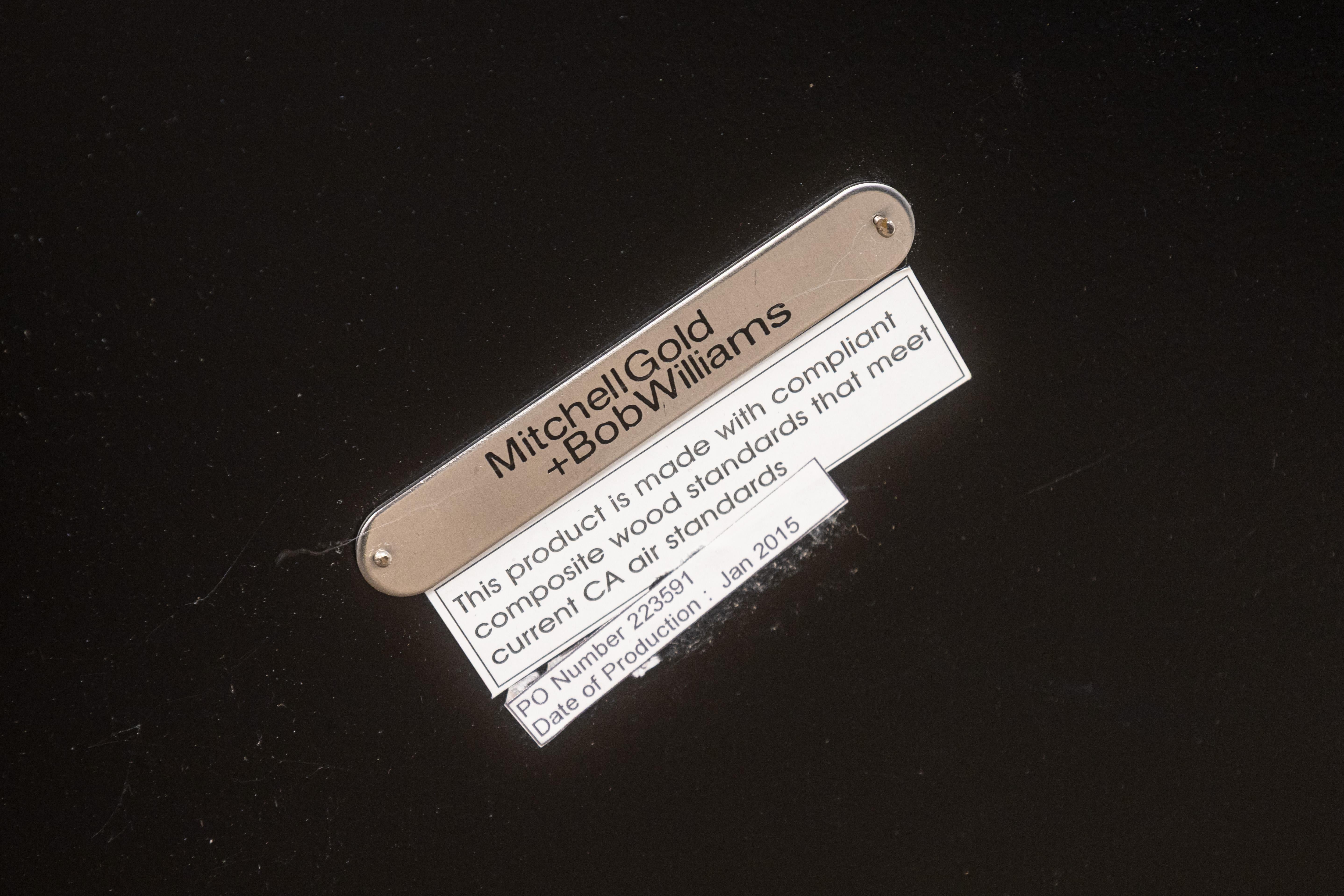 20th Century Mitchell Gold Bob Williams Contemporary Modern Round Travertine Coffee Table For Sale