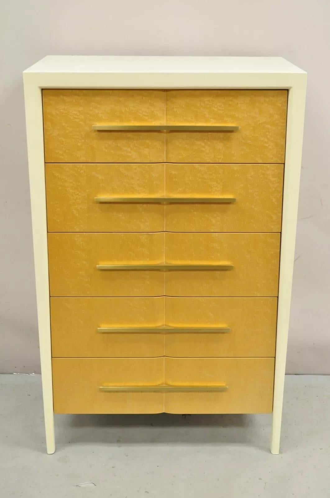 Mitchell Gold + Bob Williams Farrah 5 Cassetti Cassettone moderno alto in vendita 7