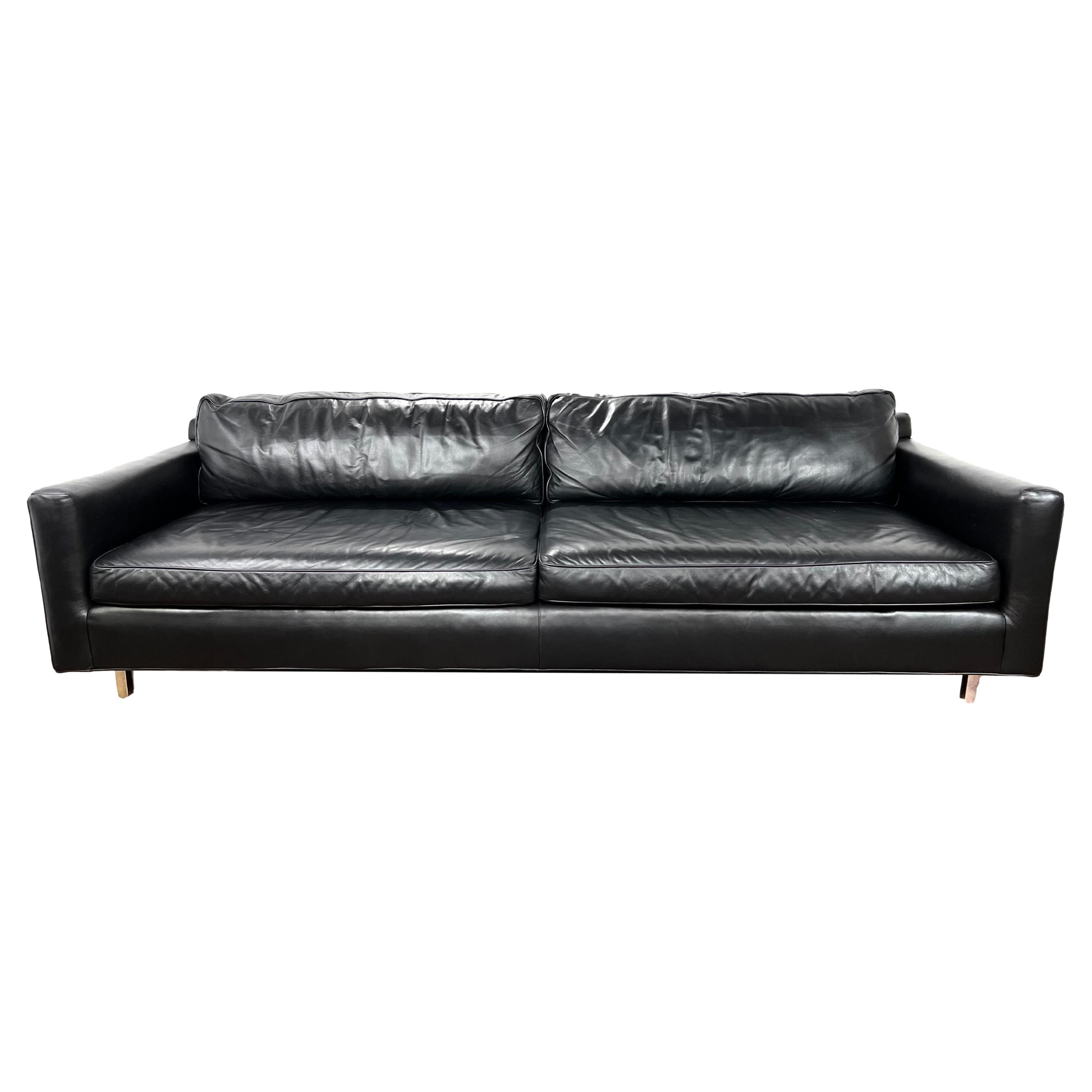 Mitchell Gold + Bob Williams "Hunter" Leather Sofa For Sale at 1stDibs