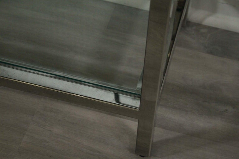 Mitchell Gold + Bob Williams lModern Chrome, Marble, and Glass Three