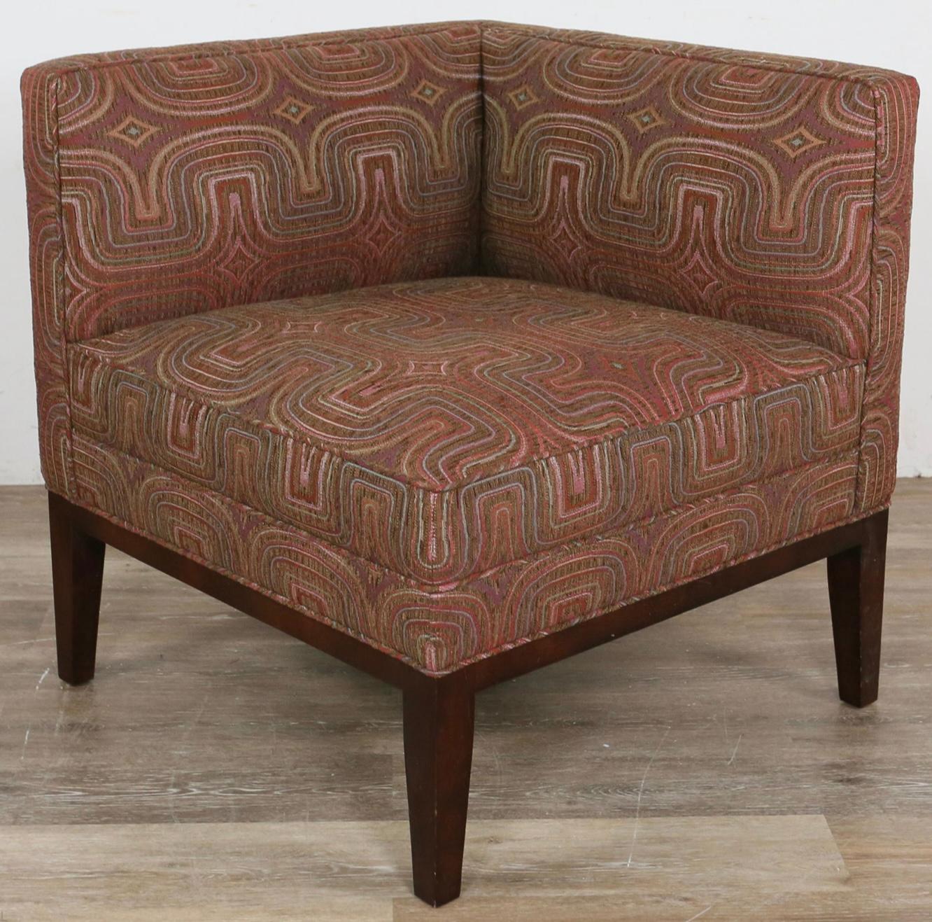 Tissu d'ameublement Mitchell Gold + Bob Williams Modernity Chairs / Settee - Pair en vente