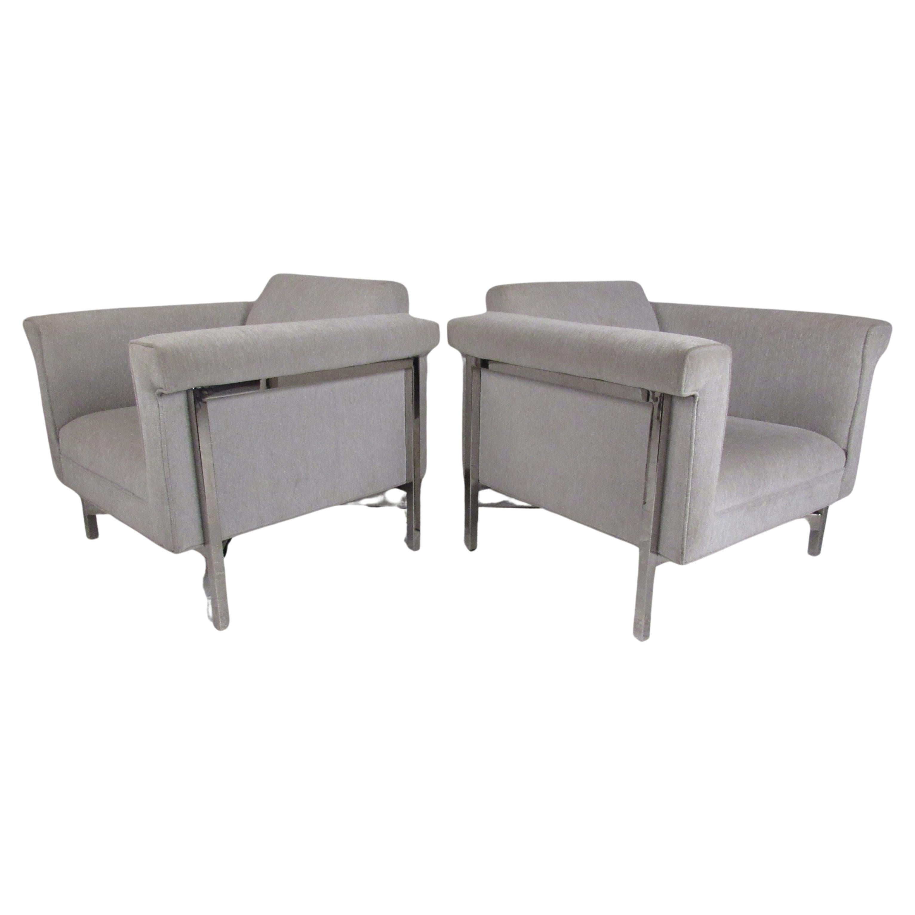 Fauteuils de salon modernes tapissés Mitchell Gold & Bob Williams