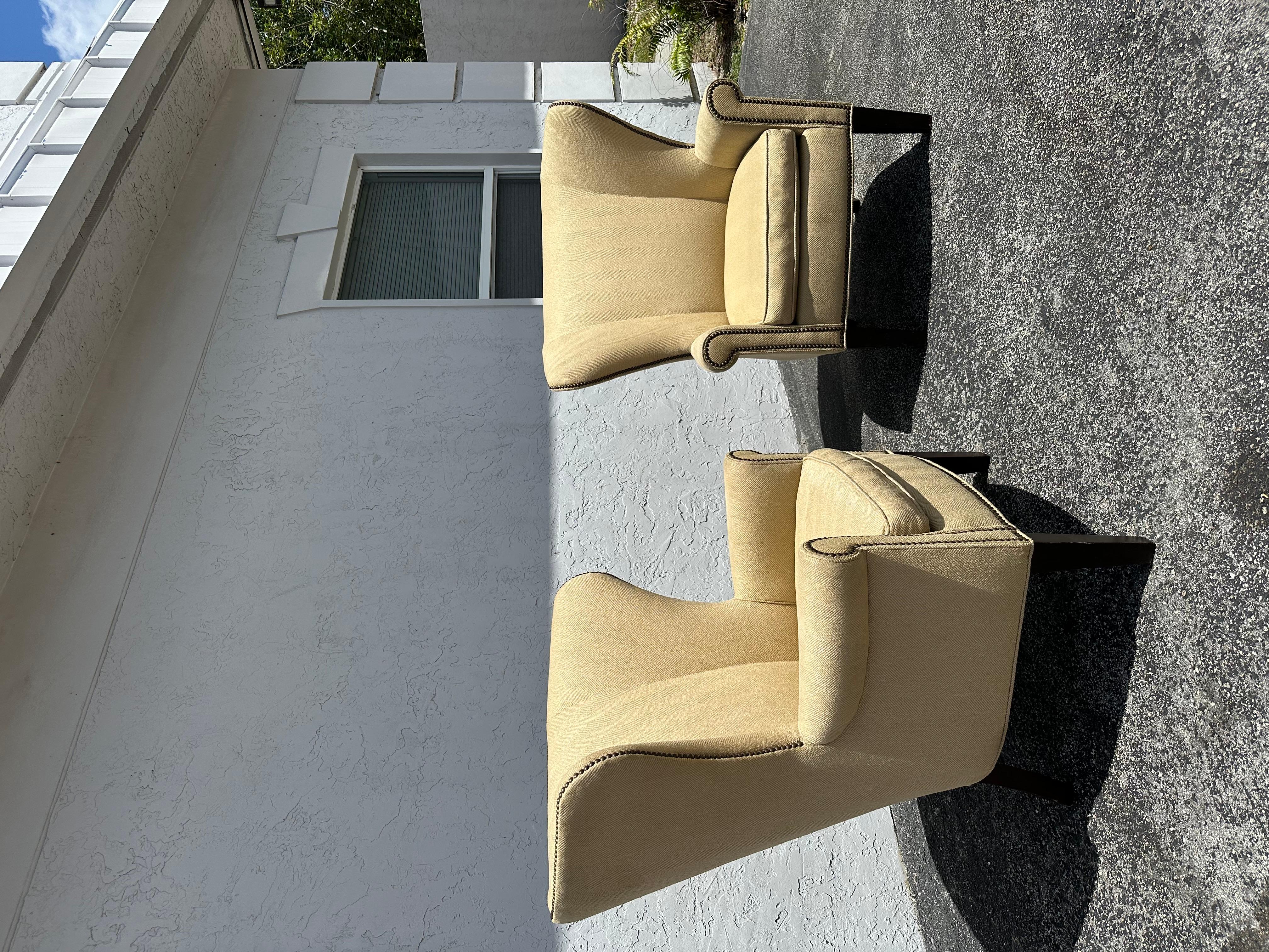 Juego de 2 sillones reclinables Mitchell Gold + Bob Williams Siglo XXI y contemporáneo en venta