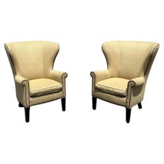 Fauteuils Wingback bois