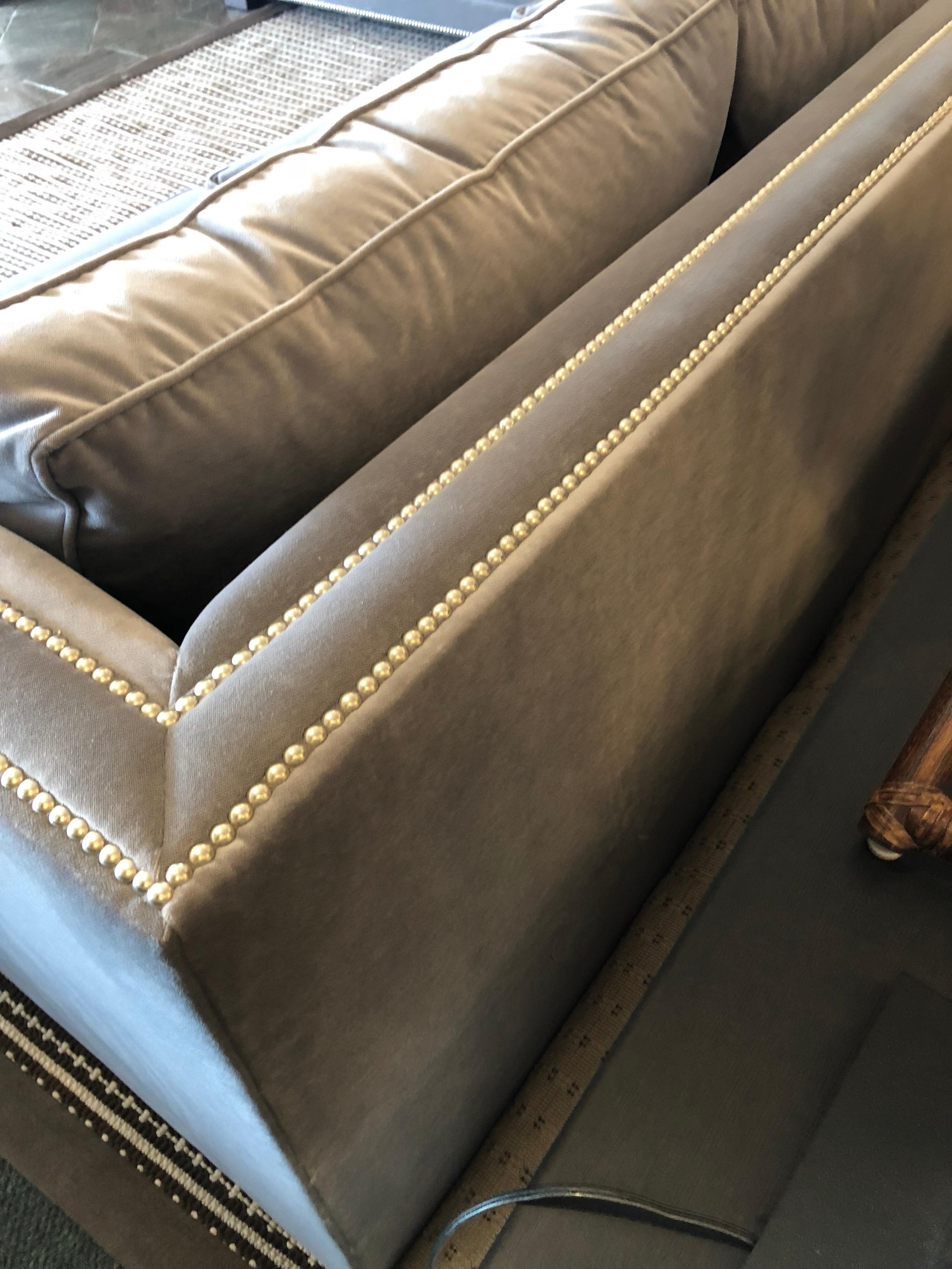 Contemporary Mitchell-Gold Keaton Two-Piece Sectional For Sale