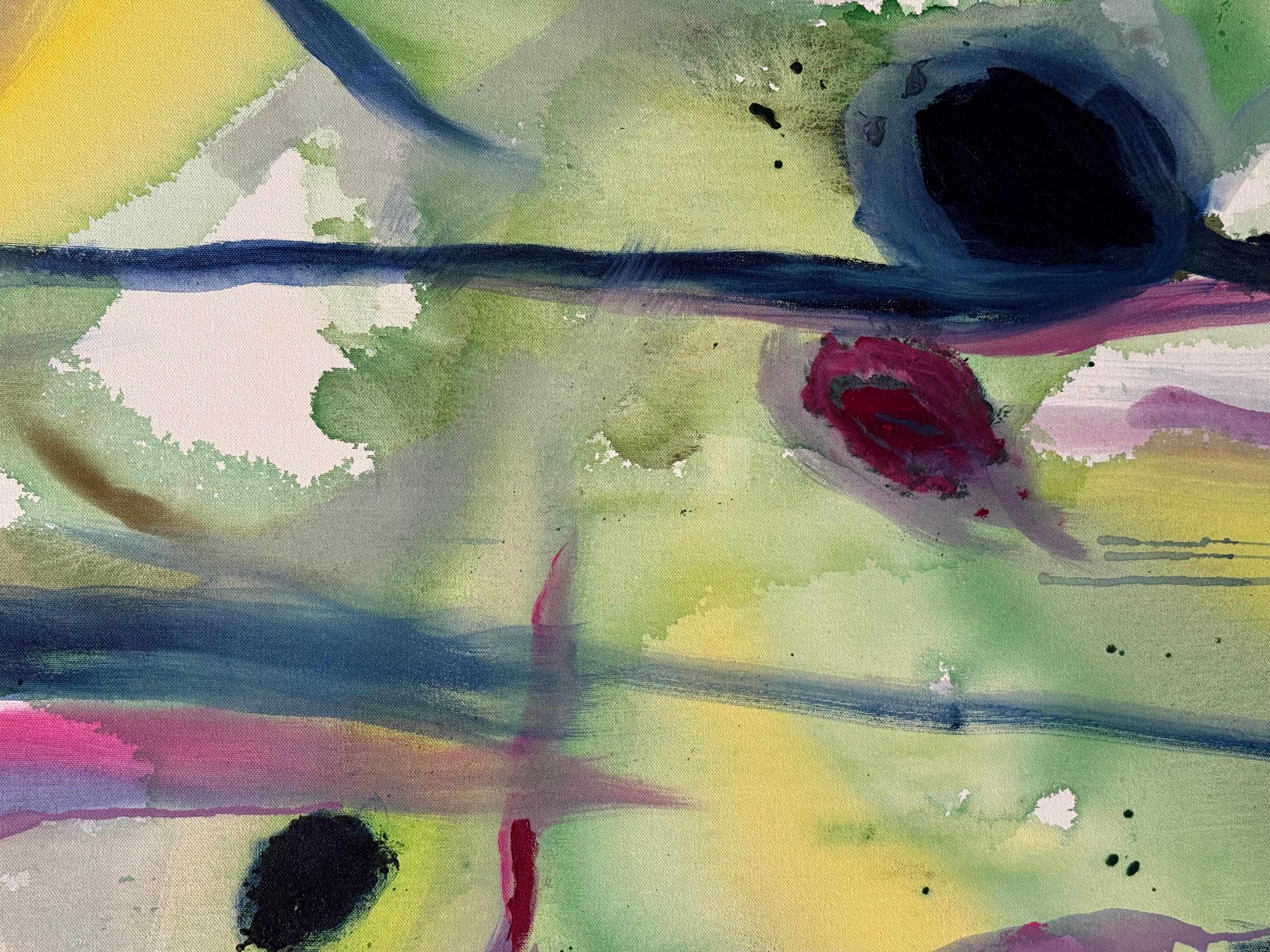 Leben in Bewegung – Painting von Mitchell Plotkin