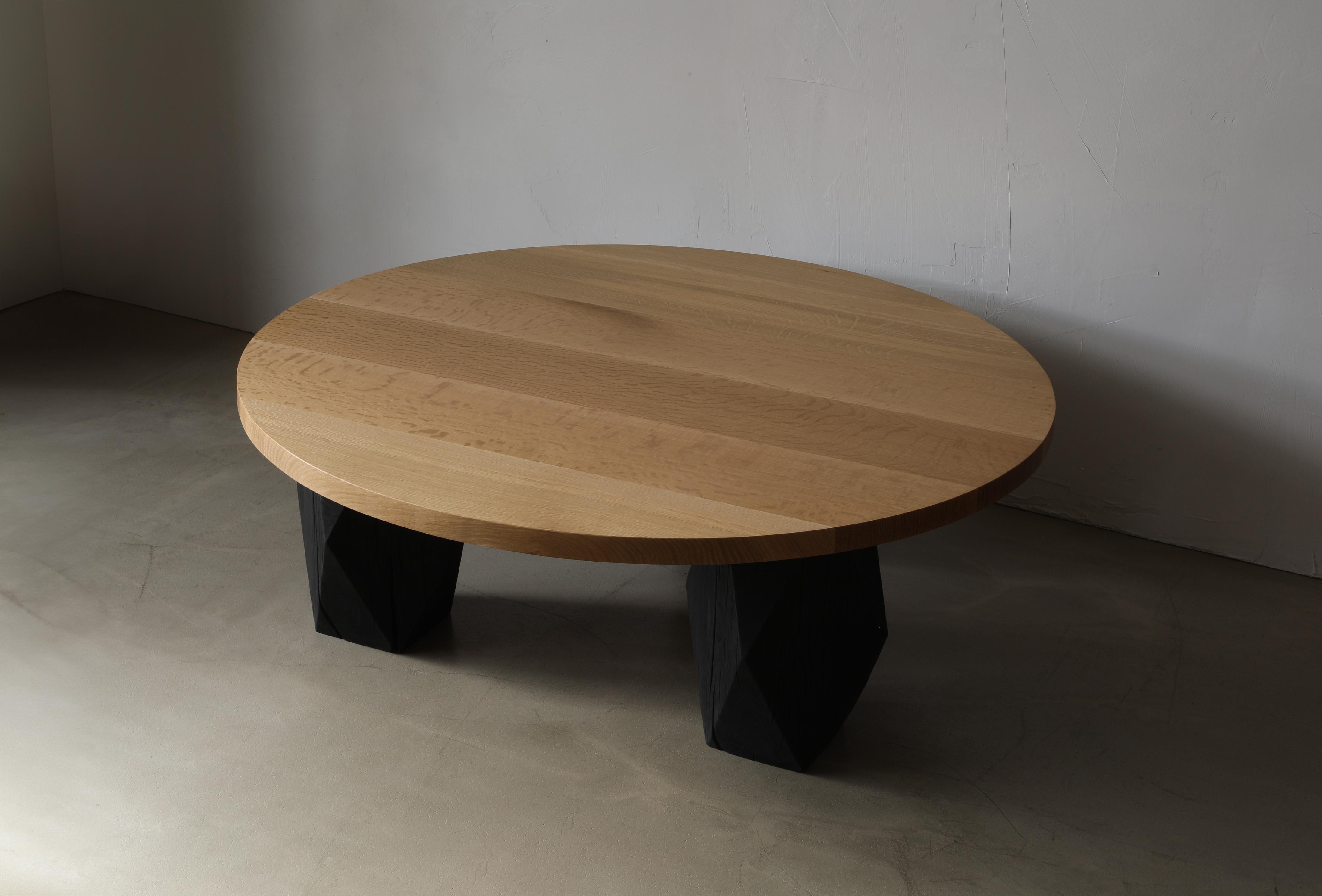 American Miter Round Coffee Table For Sale