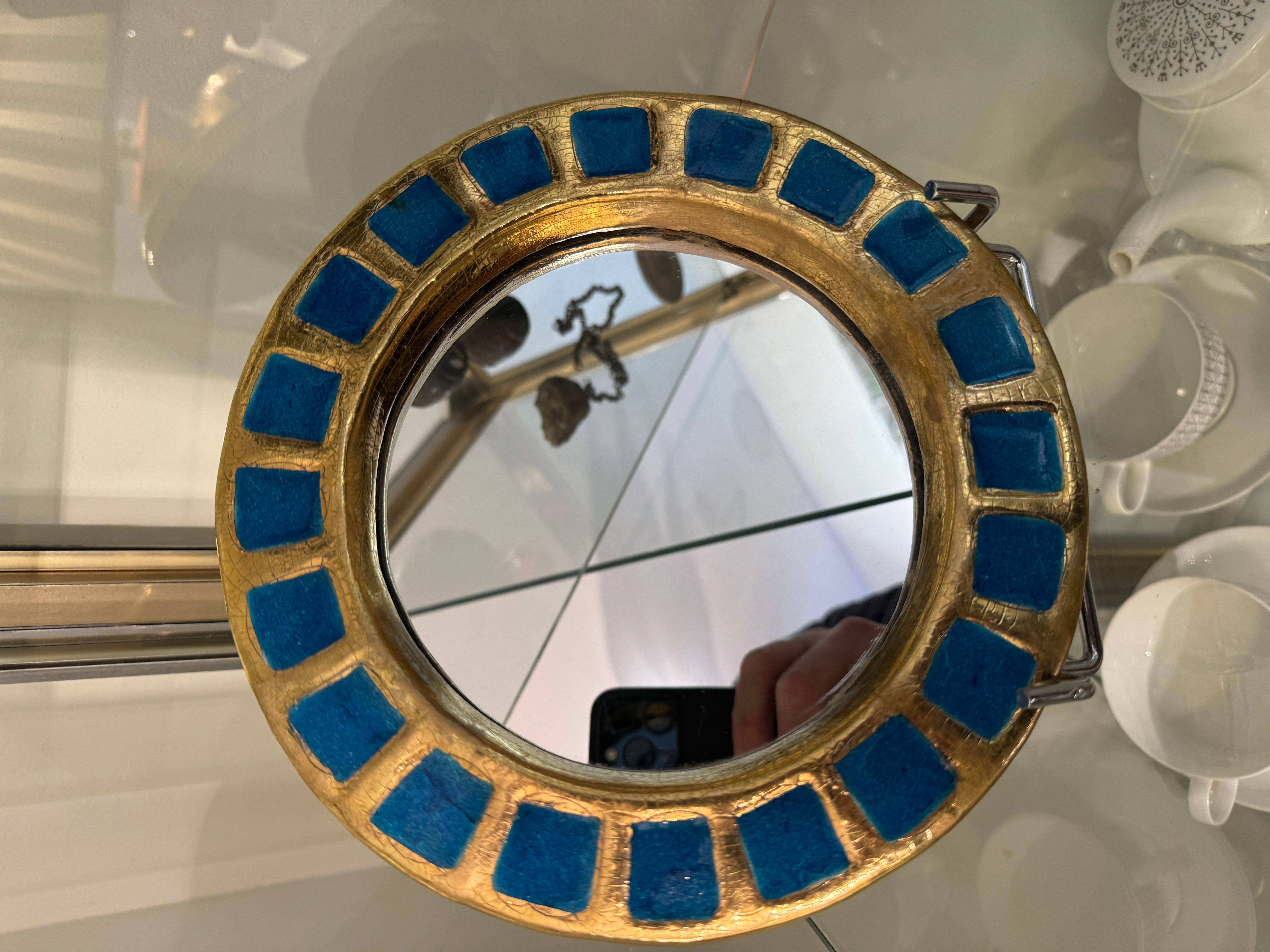 Mithé Espelt (1923-2020) Soleil Bleu Miroir 4