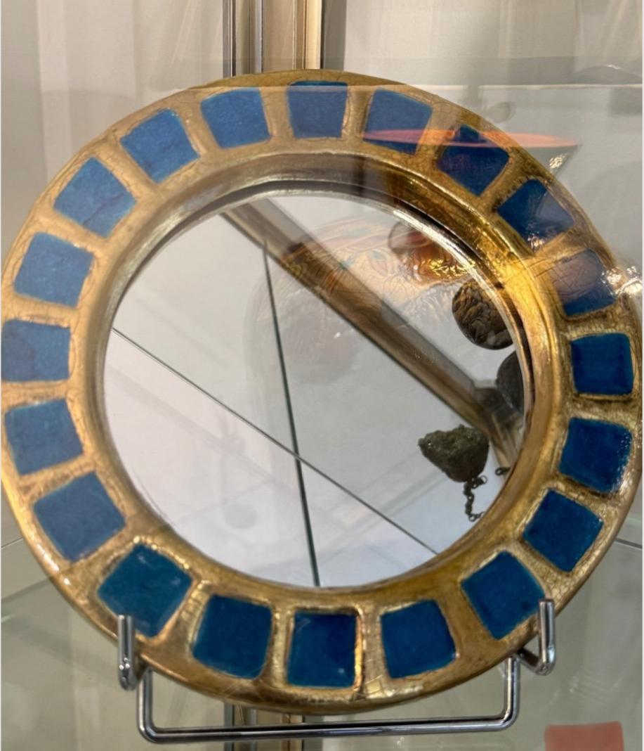 Mithé Espelt (1923-2020) Soleil Bleu Miroir Excellent état à Nice, FR
