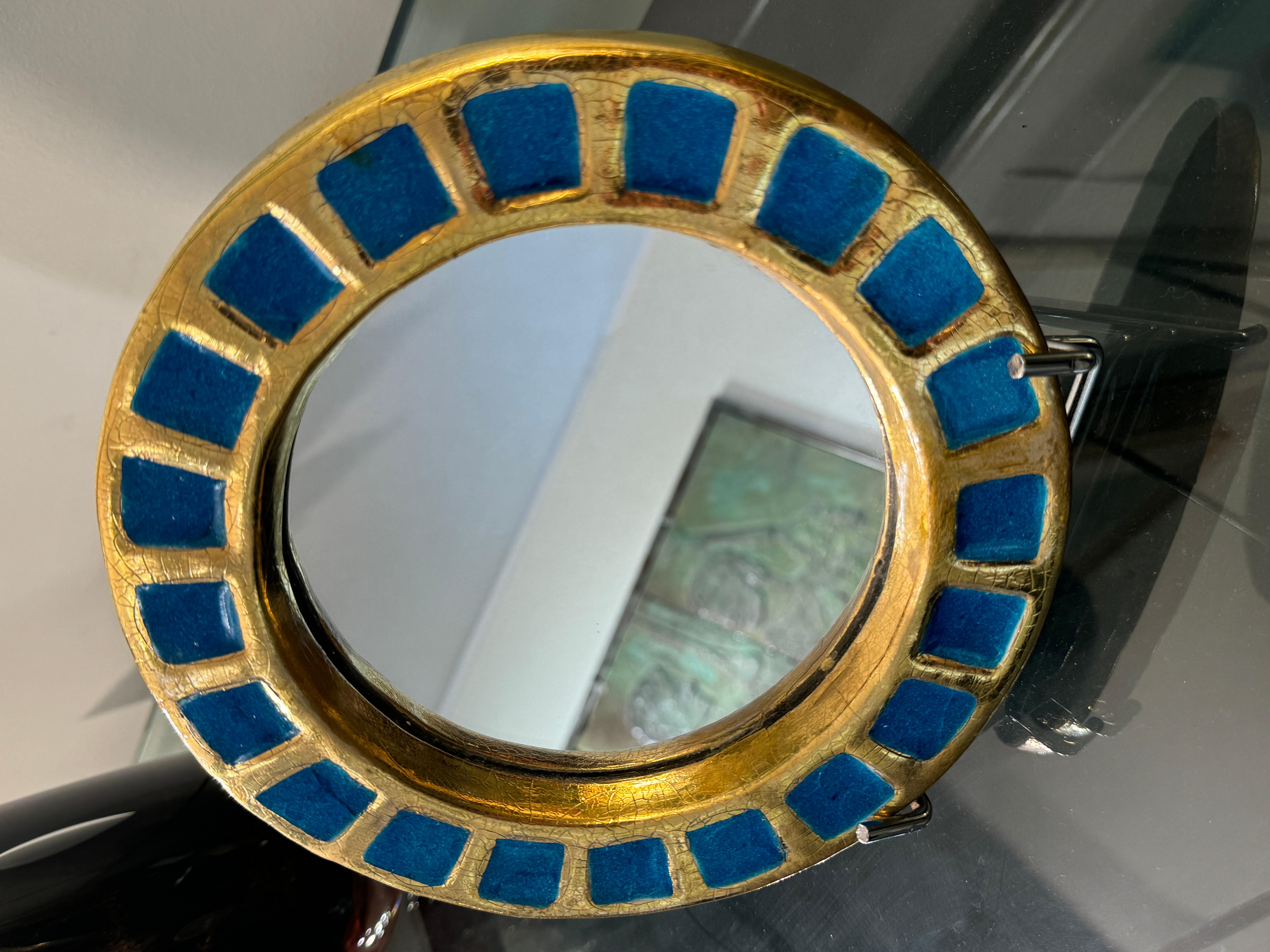 Mithé Espelt (1923-2020) Soleil Bleu Miroir 1
