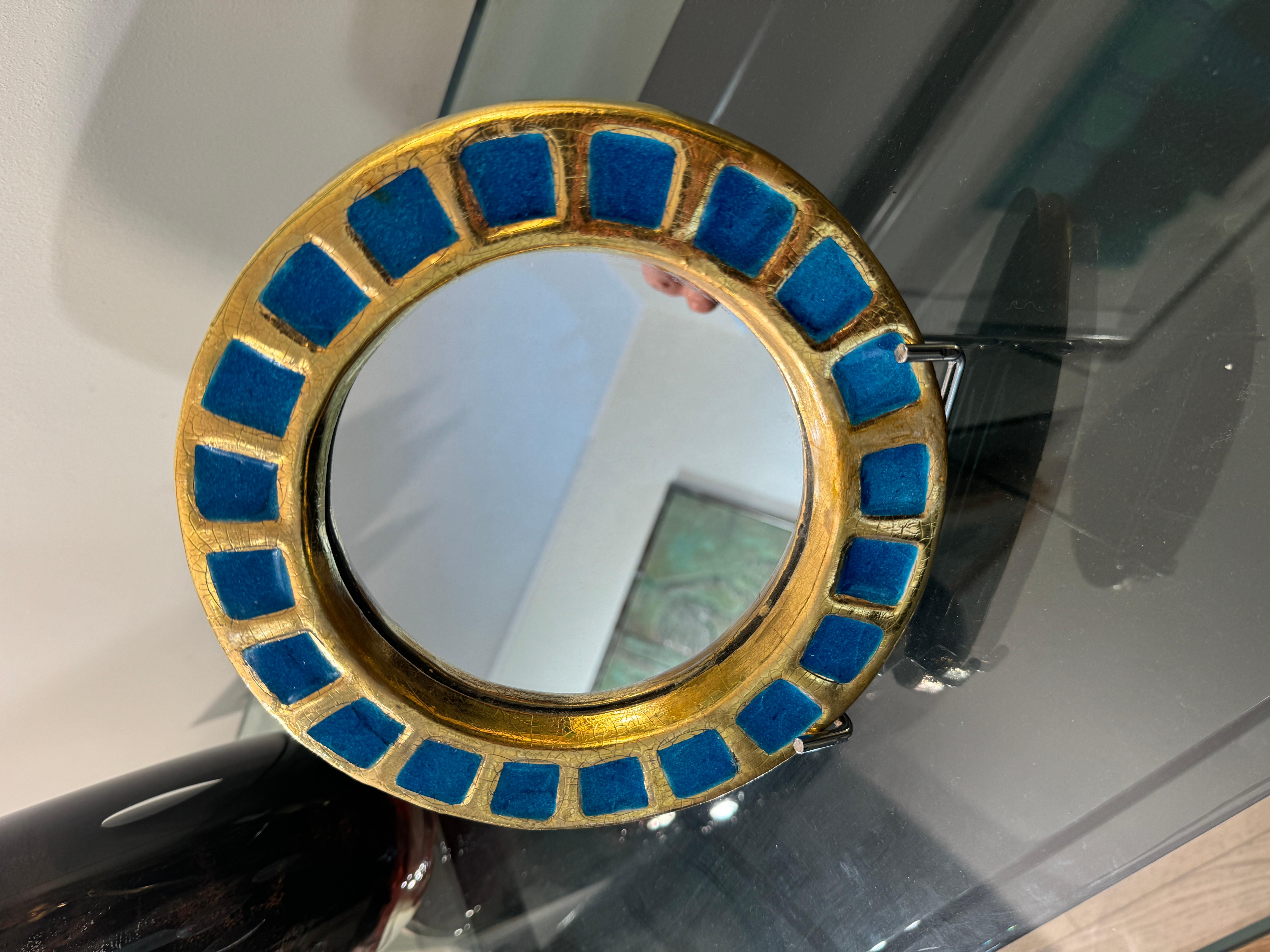 Mithé Espelt (1923-2020) Soleil Bleu Miroir 2