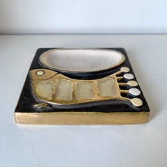 Pájaro de cerámica Mithé Espelt Vide-Poche/ Baguier, hacia 1968, Francia.
