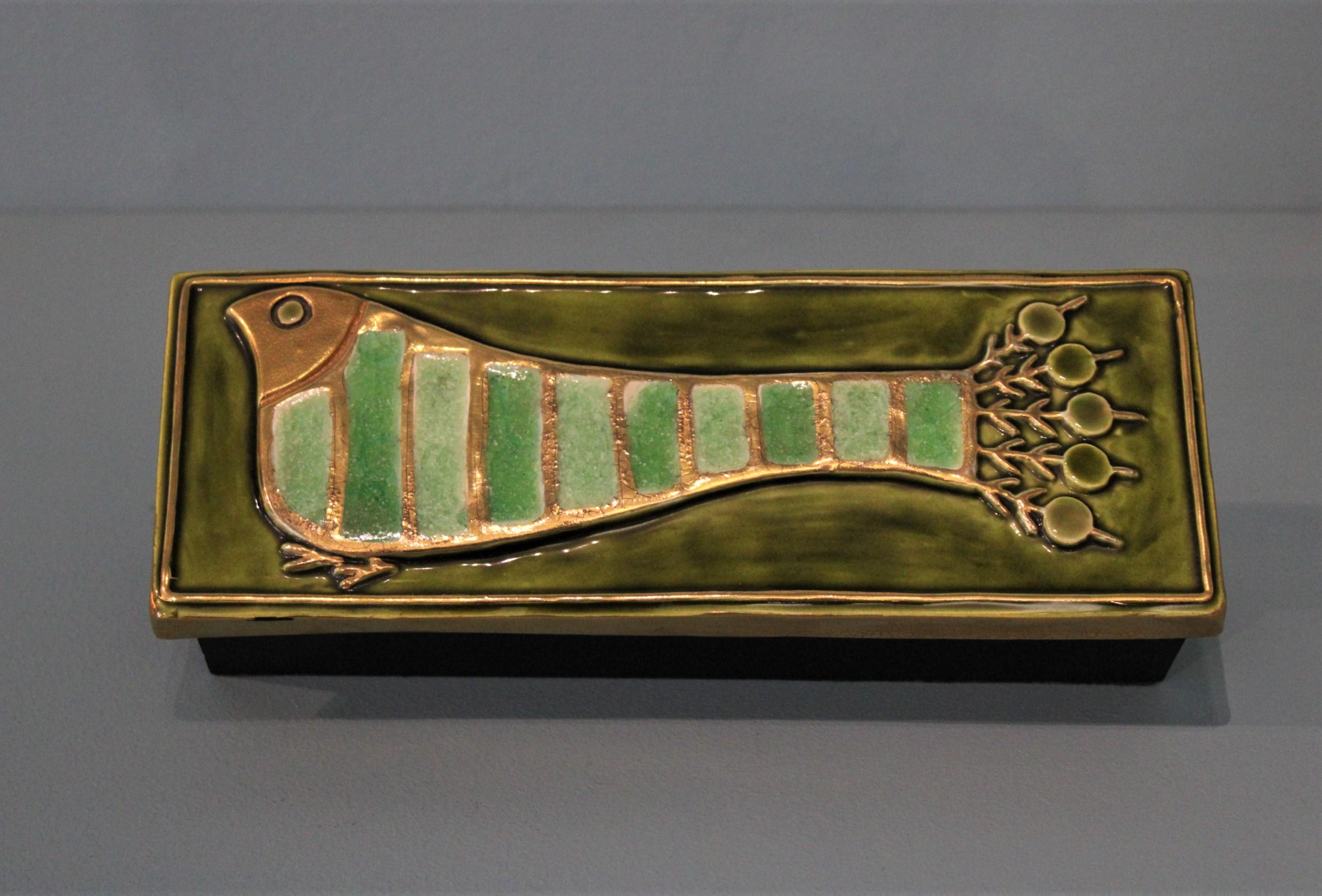 Bird ceramic box, by Mithe Espelt.