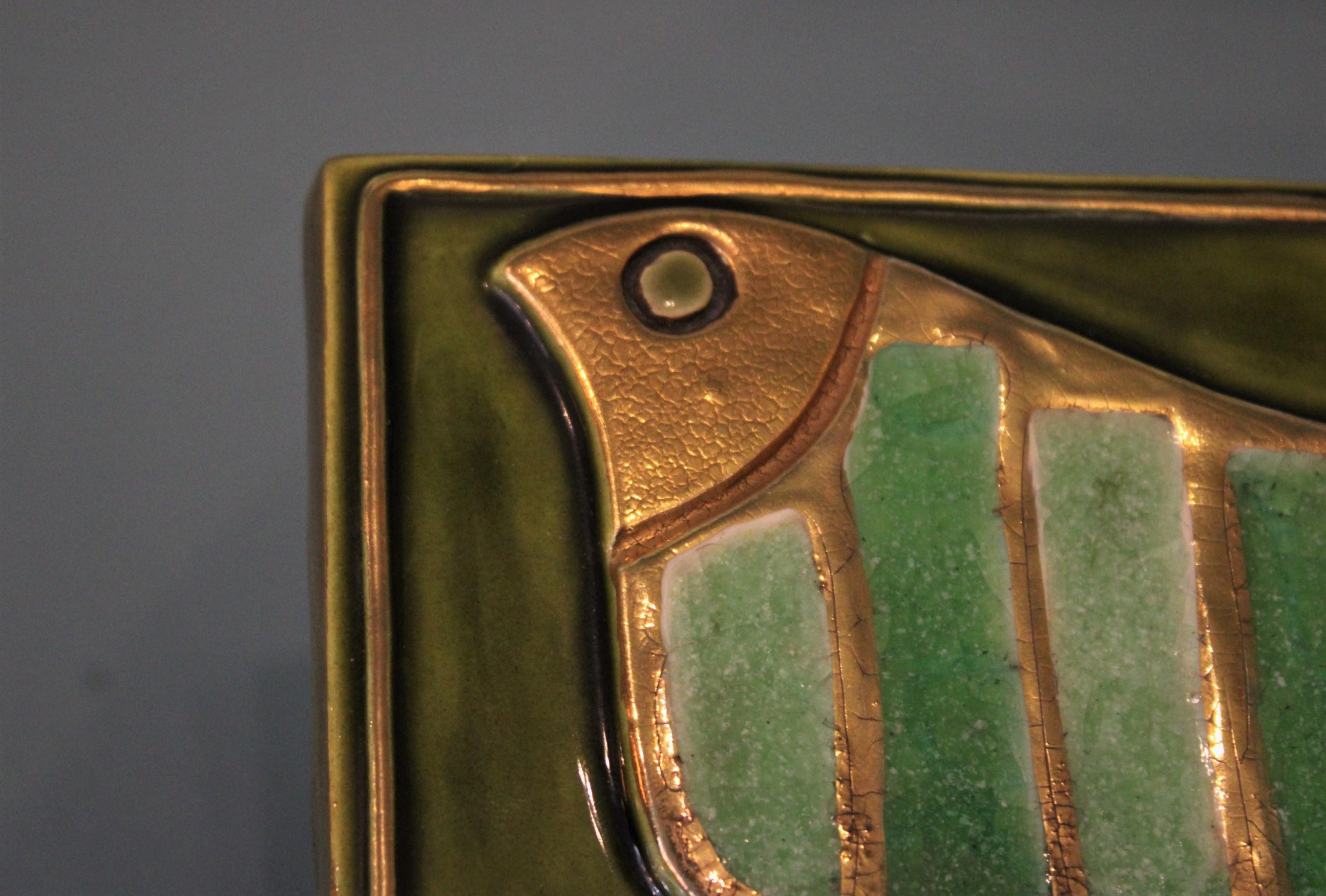 20th Century Mithe Espelt Ceramic Box