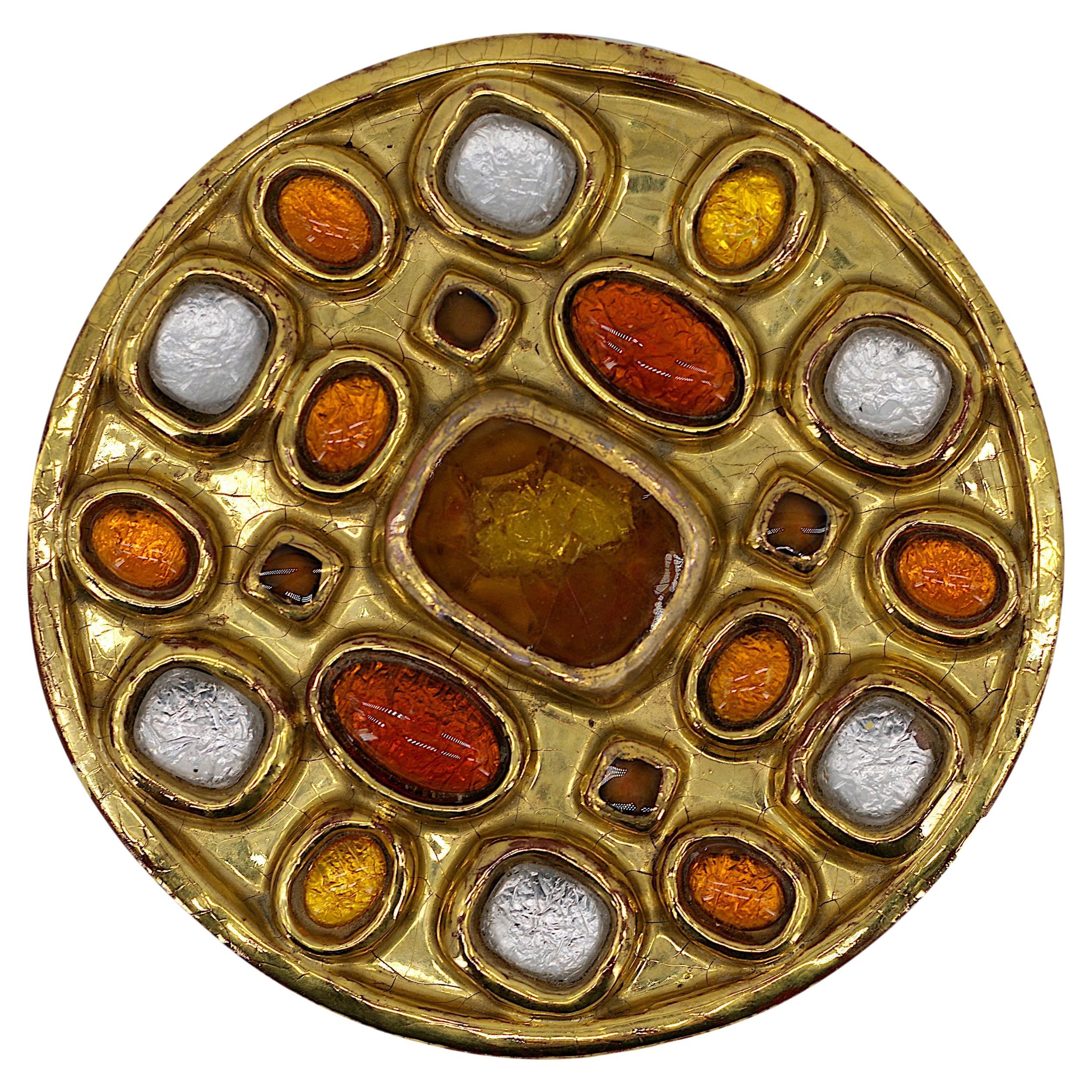 Boîte à bijoux en céramique Mithé Espelt années 1950