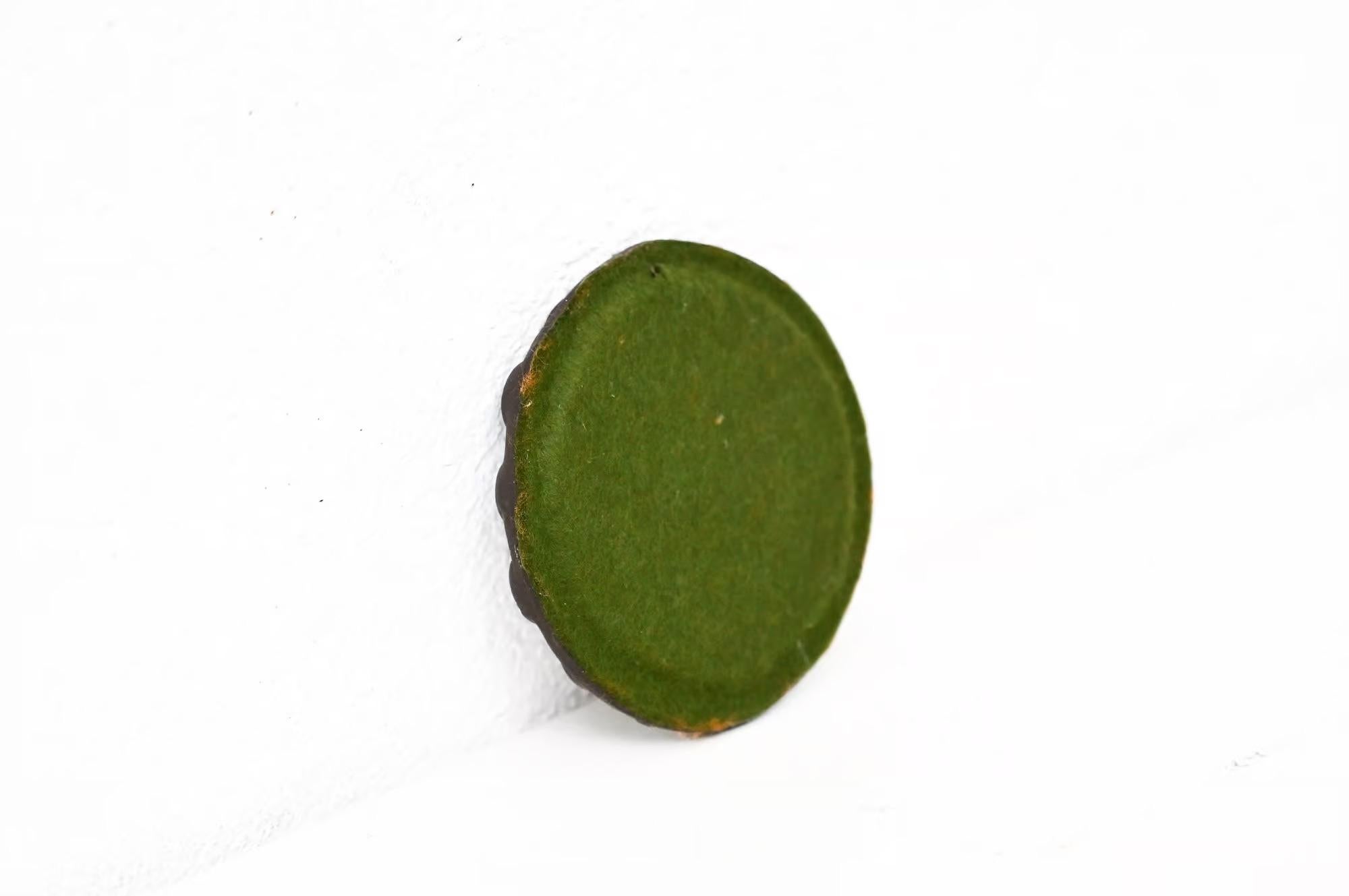 Ceramic Mithé Espelt “Fleur” hand mirror For Sale