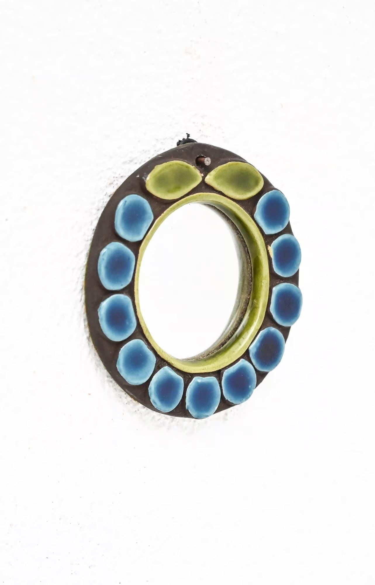 Mithé Espelt “Fleur” hand mirror For Sale 1