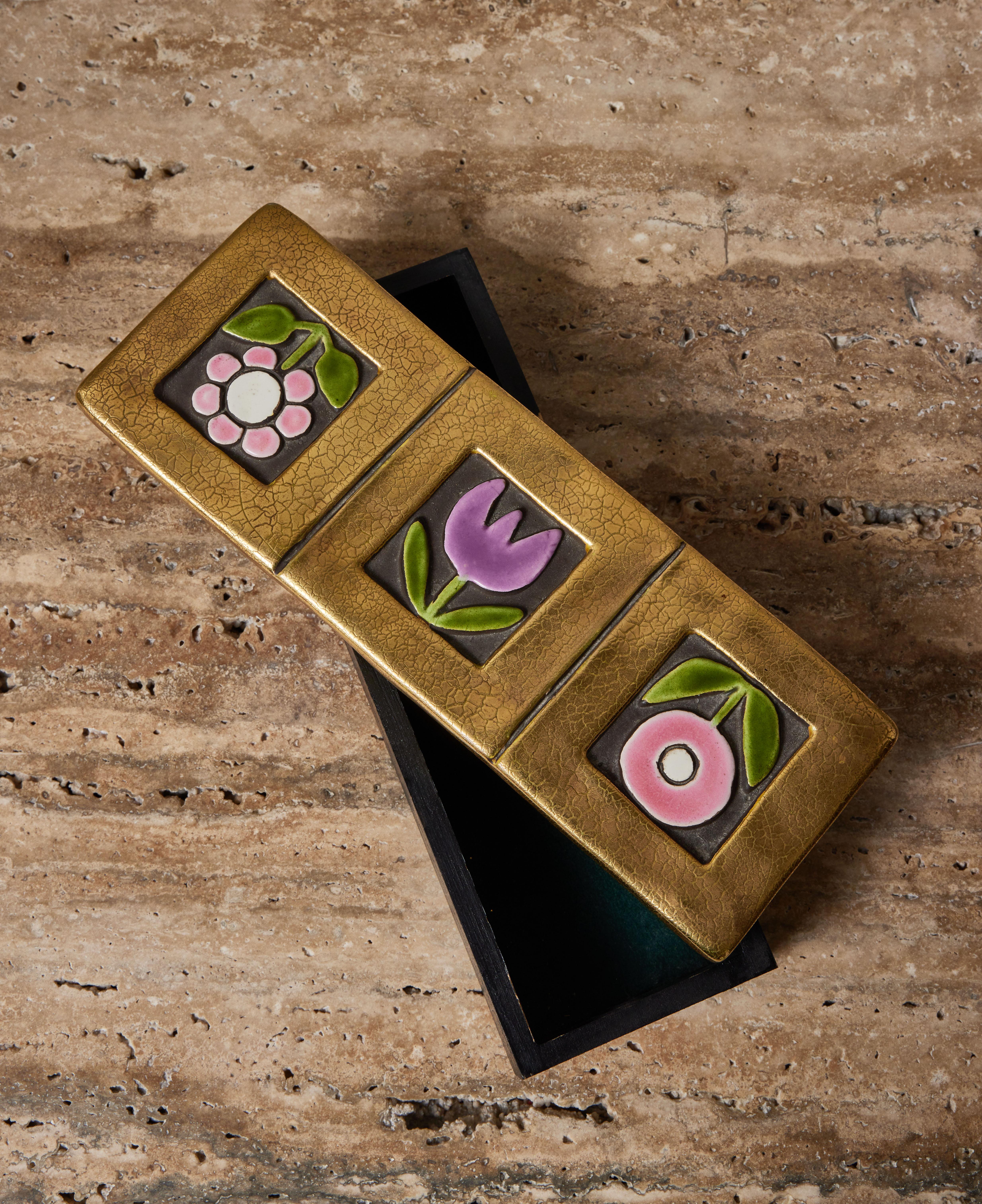 Mid-Century Modern Mithé Espelt Glazed Ceramic box