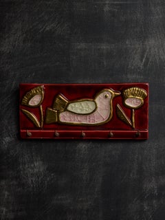 Mithe Espelt Glazed Ceramic Wall Mounted Keys Holder