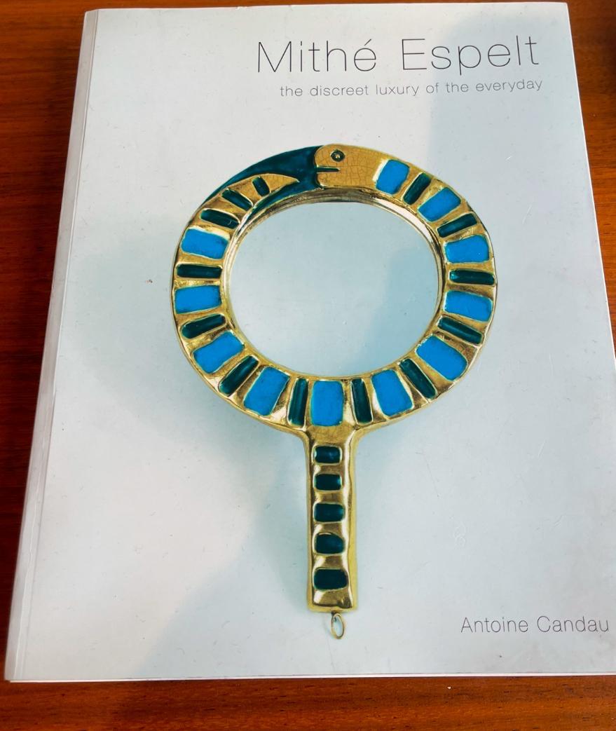 Ceramic Mithé Espelt Mirror 1970 For Sale