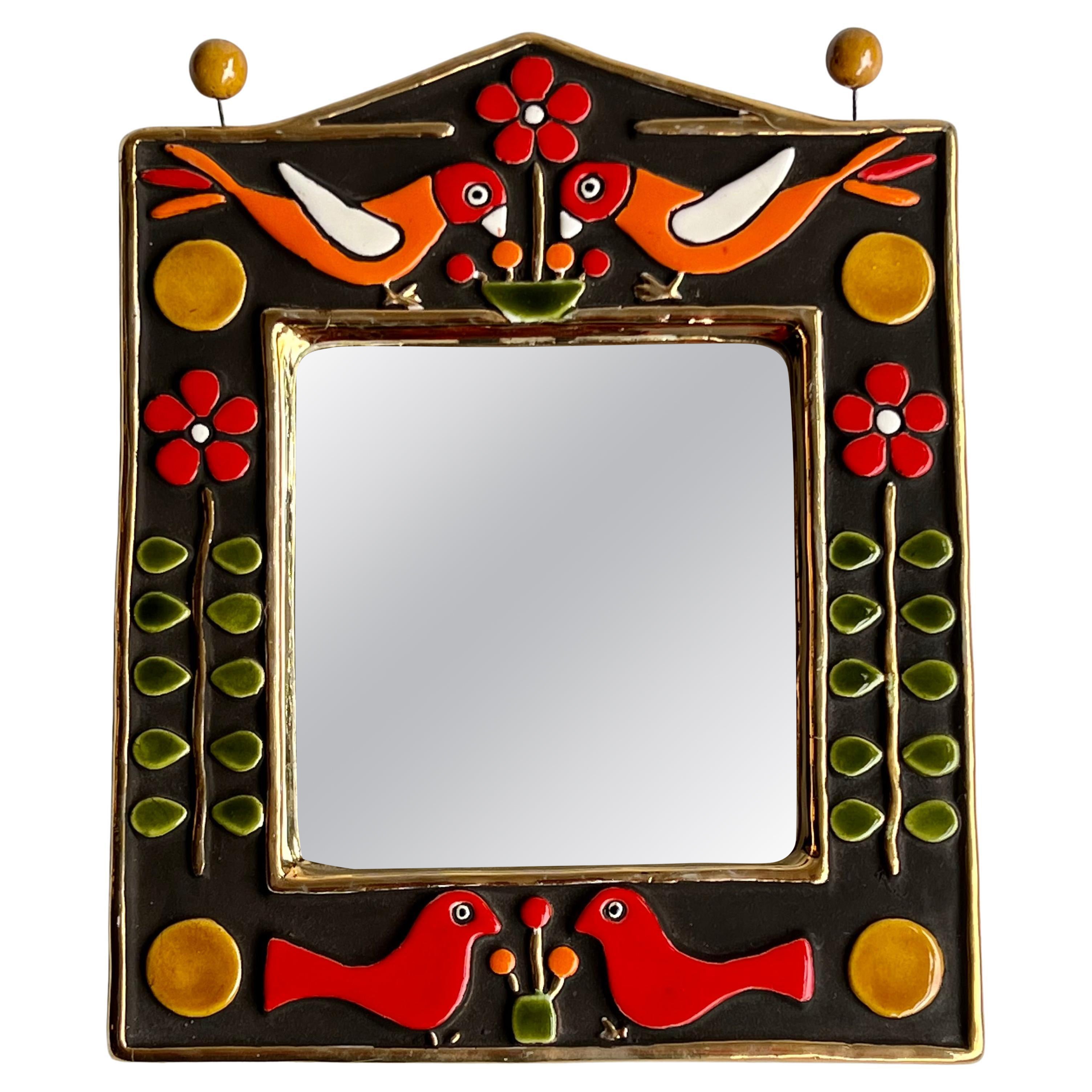 Mithé Espelt - Mirror "Bocage", ceramic