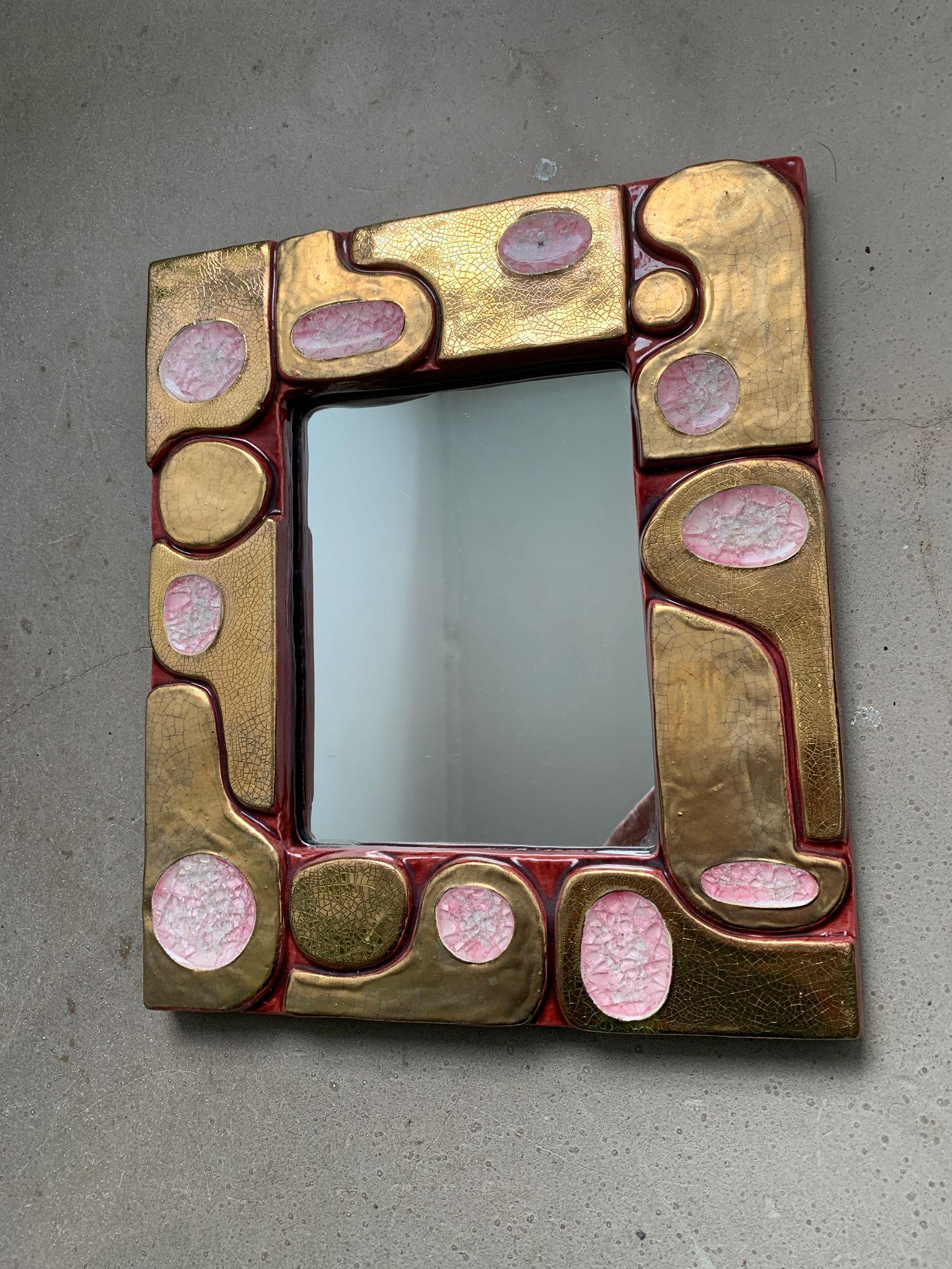 20th Century Mithe Espelt 'Ouvea' mirror For Sale