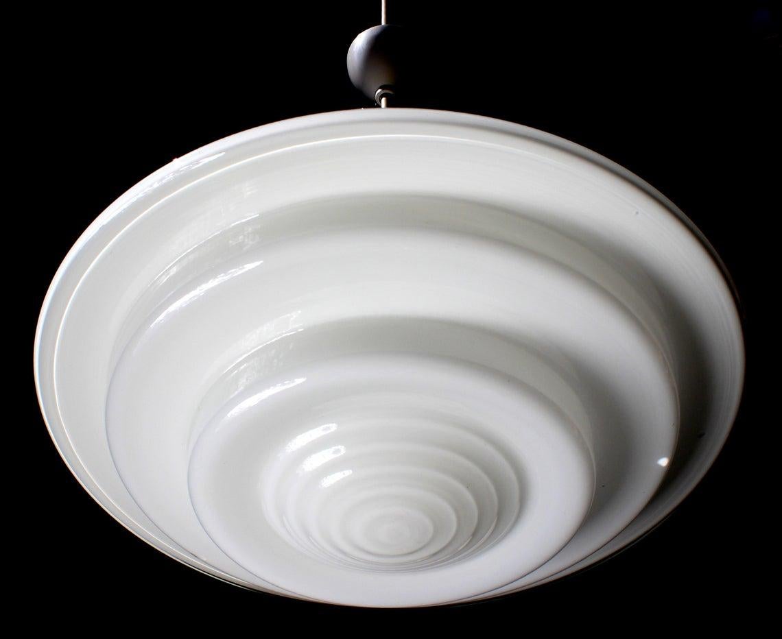 Bauhaus Mithras Ceiling Lamp by August Walther & Söhne, 1930s